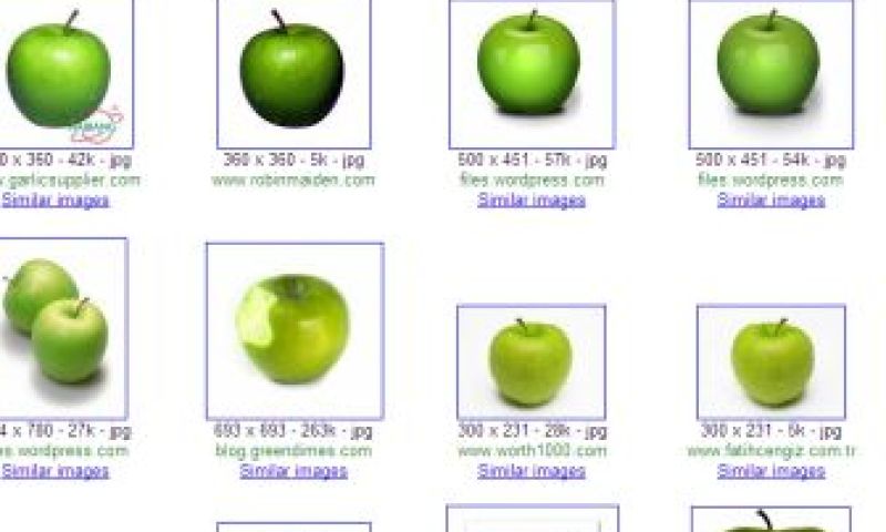Image Search onderscheidt Apple en appel