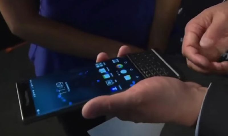 Blackberry Priv onhandig aangekondigd: 'Hij draait op Google'