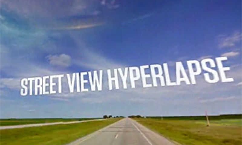 Digitaal op reis met Street View hyperlapse