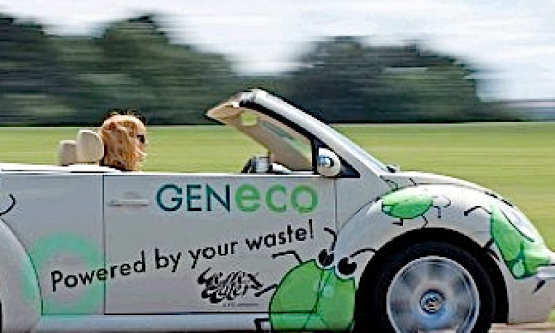 Bio-Bug rijdt op rioolgassen