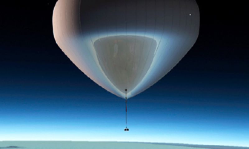 Naar de ruimte met een ballon