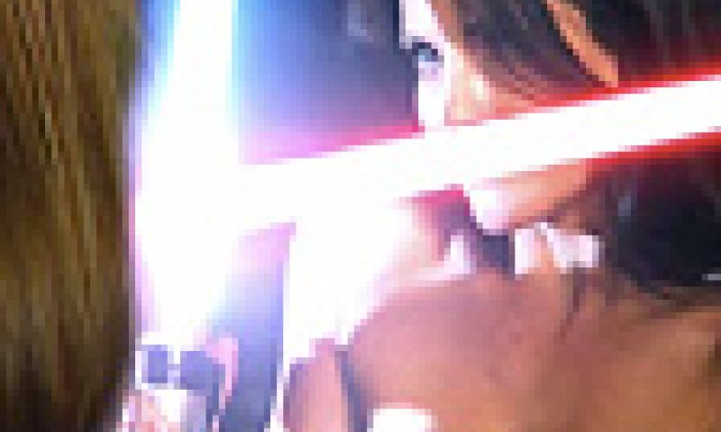 Chicks with light sabers