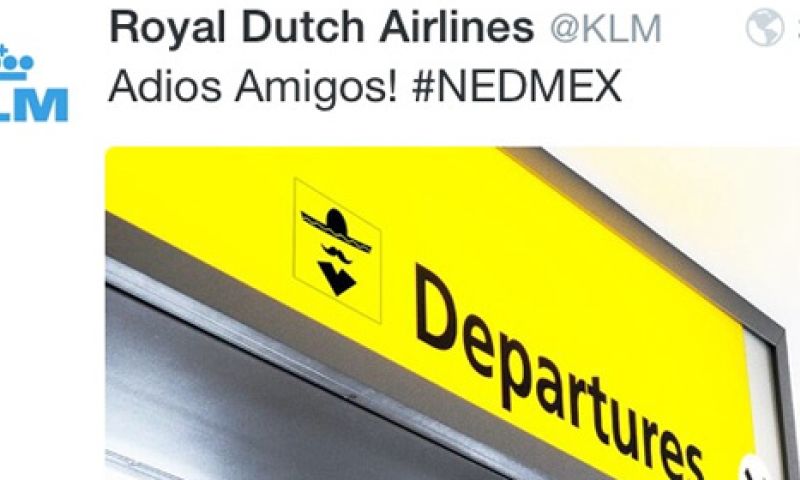 KLM schrapt tweet na woede van Mexicanen