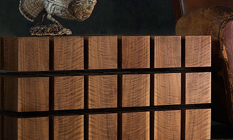 Koffietafel van zwevende blokken