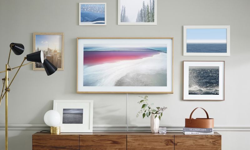 Nieuwe Samsung-tv lijkt een ingelijst kunstwerk