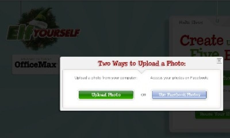 Elf Yourself wordt overdadige kerstboom