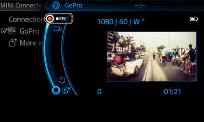 GoPro bedienen met je MINI