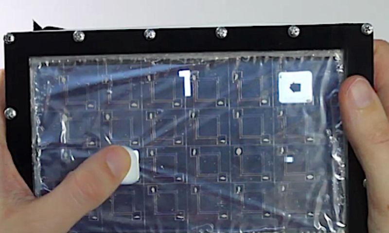 Met deze speciale gel voel je knoppen op een touchscreen