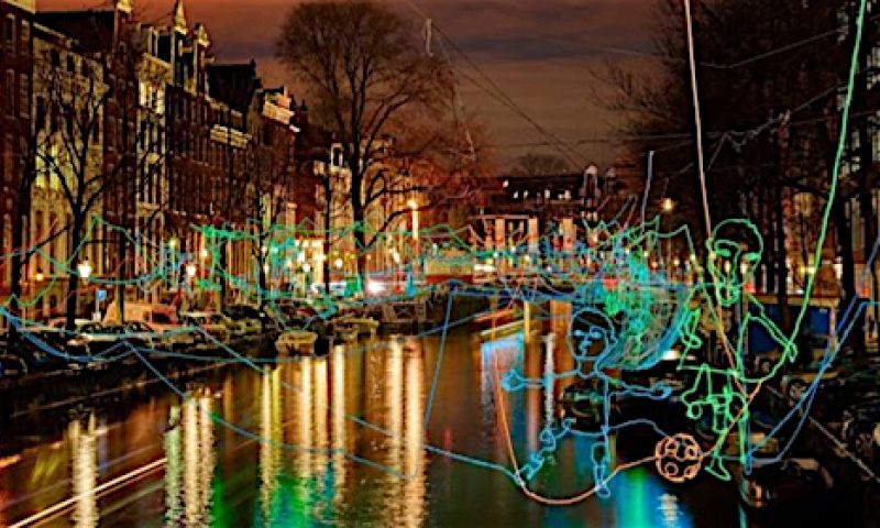 Lichtjes kijken in Amsterdam bij het Light Festival