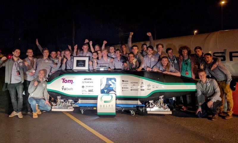 TU Delft grote winnaar van de Hyperloop-competitie