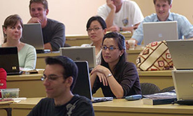 Computergebruik in de collegezaal