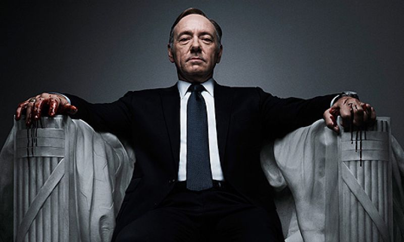 Kevin Spacey vertelt een zaal televisiemakers wat ze fout doen