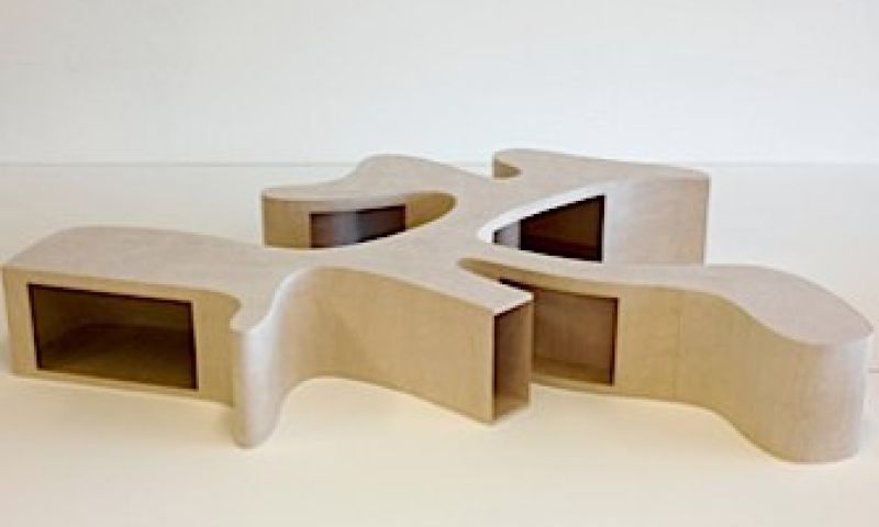 Paviljoen als een meertje