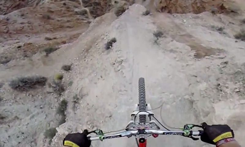 Van een berg af met GoPro