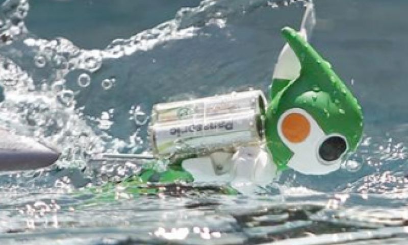 Robotje doet mee aan Ironman