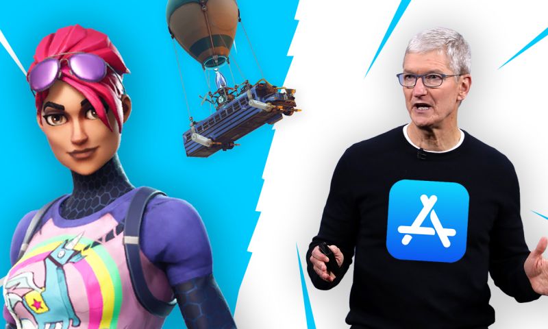 app store oorlog strijd apple epic games fortnite iphone ios downloaden
