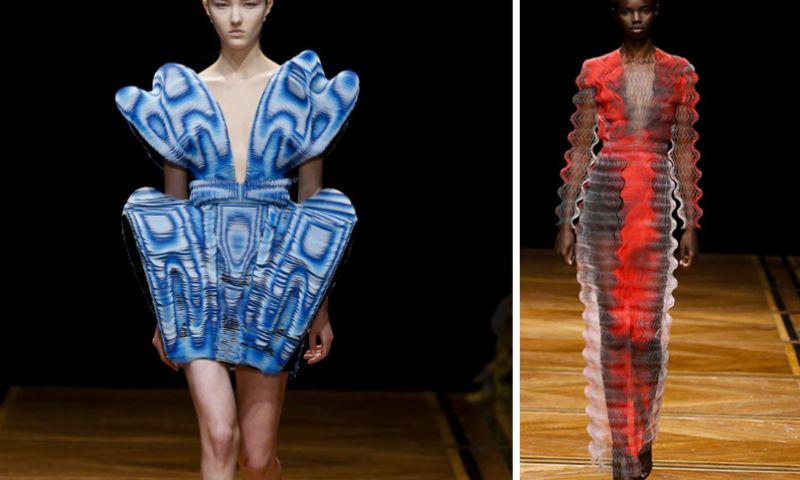 haute couture mode fashion 3dprint lasercut lasersnijden iris van herpen dutch design 