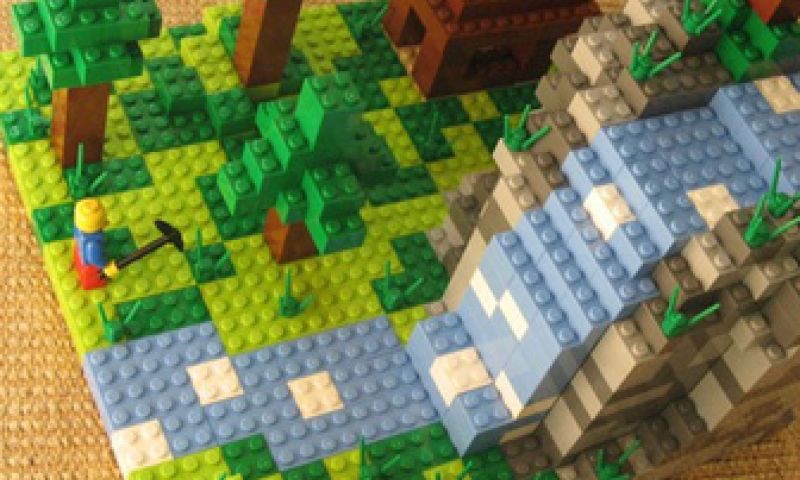 Ideale combinatie: Minecraft en LEGO