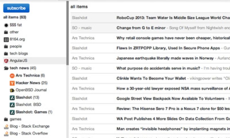 GoRead.io lijkt nog meest op Google Reader