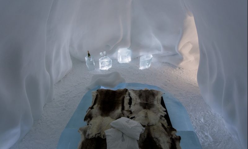 Nederlandse designer maakt spectaculaire suite in Icehotel