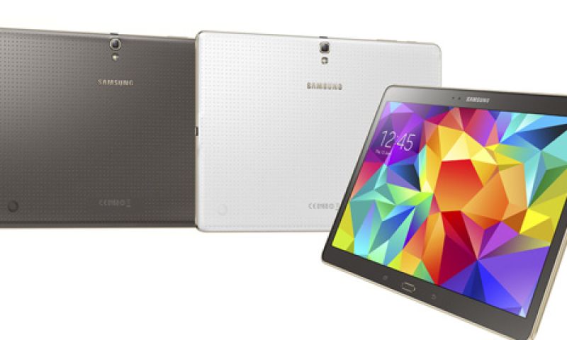Samsung-tablets nu met superamoled en vingersensor