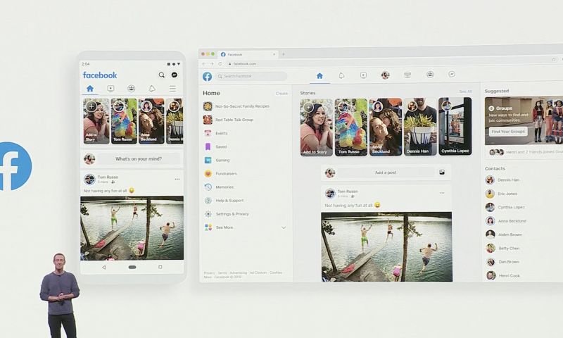 Nieuw uiterlijk Facebook, Messenger krijgt desktop-versie