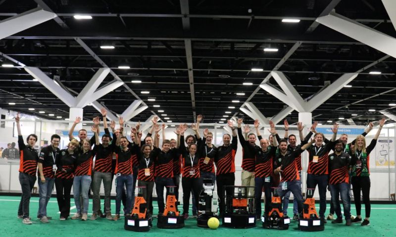 Eindhovense team pakt twee keer goud bij Robocup robotvoetbal tech united