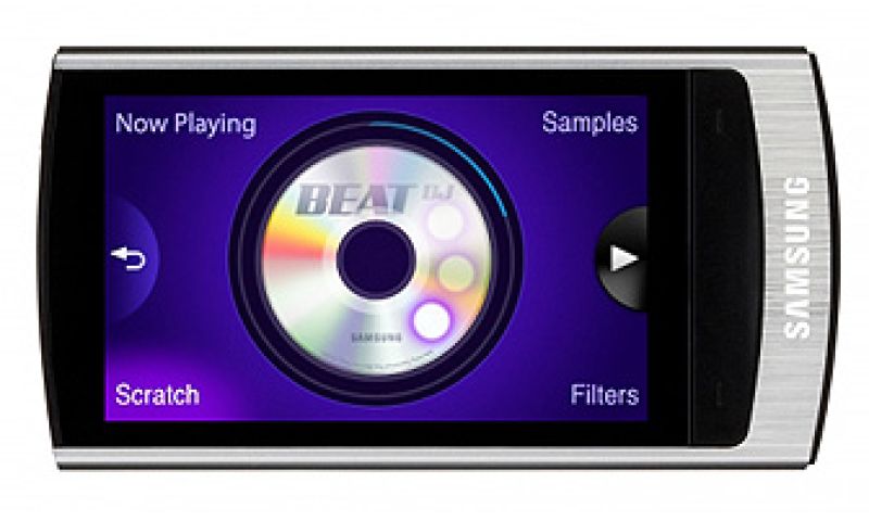 Zelf mixen op nieuwe mp3-speler Samsung  