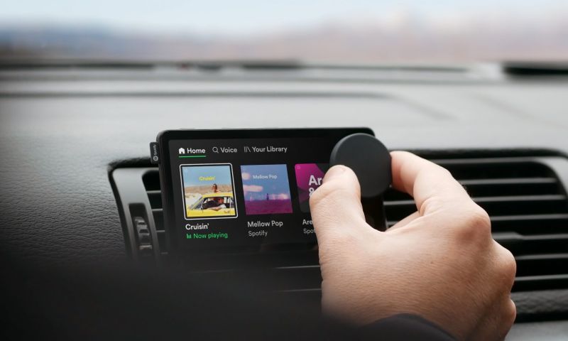 spotify car thing auto muziek afspelen