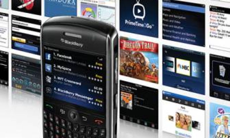 Blackberry's appstore van start