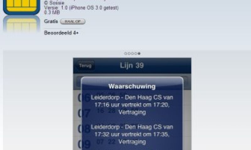 Bus-apps populair in App Store