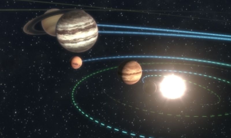 Het zonnestelsel digitaal verkennen