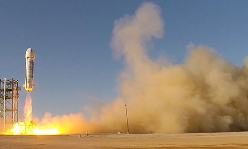 Raketrace tussen Bezos en Musk: de Amazon-baas wint