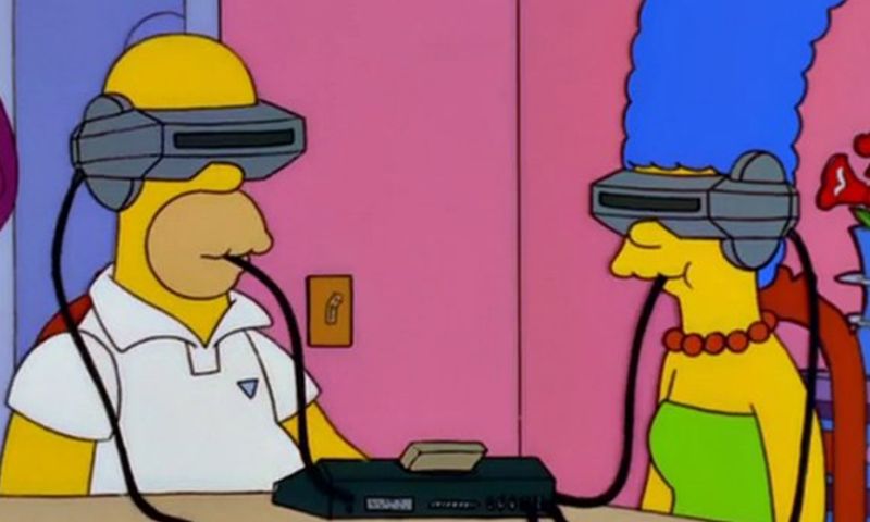 The Simpsons wisten het al lang: VR wordt het helemaal