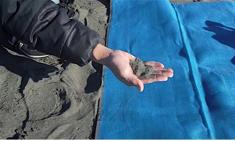 Dit strandlaken is altijd zandvrij