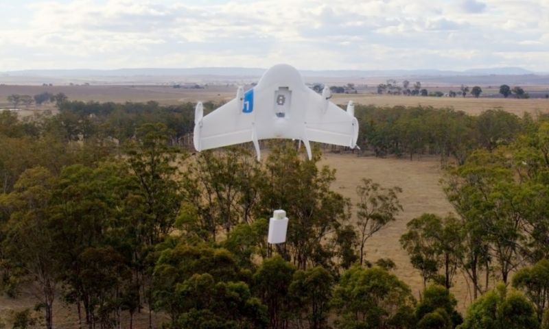 Testen Google-bezorgdrones toegestaan in de VS