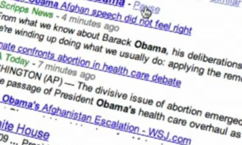 Google kan nu ook live zoeken