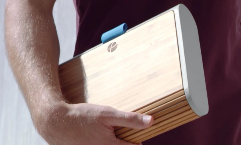 Deze mooie modulaire broodtrommel werkt met een app