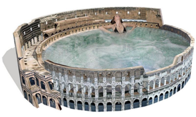Relaxen in het Colosseum