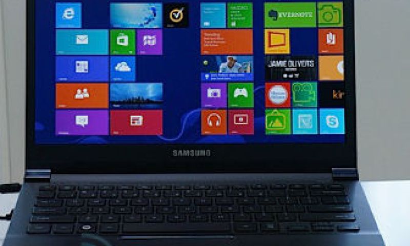 Resolutie Samsung-ultrabook nadert die van Apple's MacBook Retina