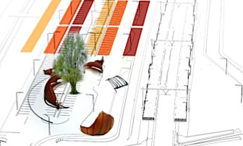 Station Sassenheim is een bloembol