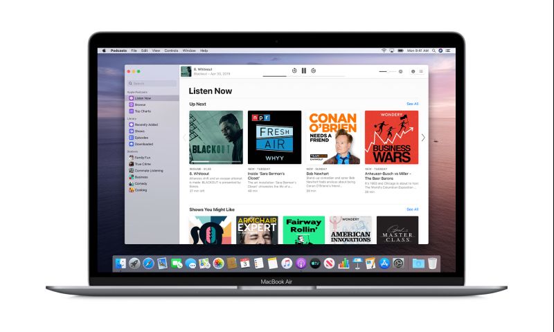 Apple vervangt iTunes door losse apps mac macos catalina