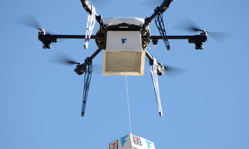 Video: Supermarkt 7-Eleven bezorgt donuts per drone
