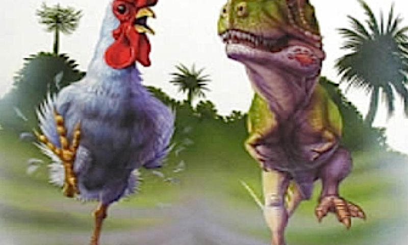 T-Rex in de supermarkt