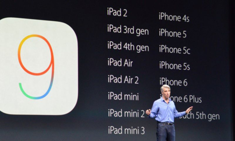 iOS 9 krijgt News-app, verbeterd Siri en multitasking op iPad