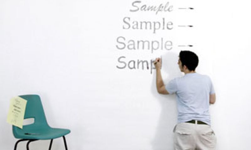 Lettertypes getest op inktgebruik