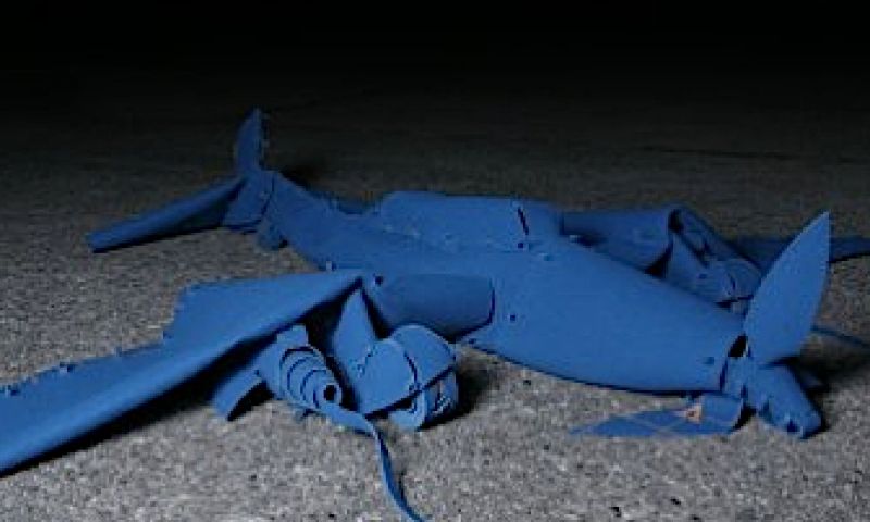 Bommenwerper op de vloer