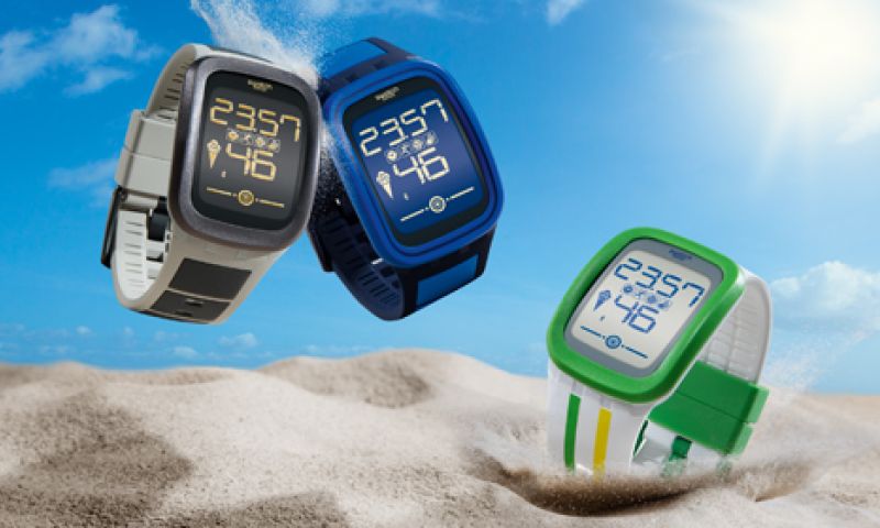 Nieuw Swatch-horloge meet je slagen bij beachvolleybal
