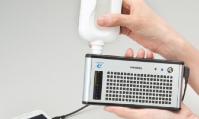 Tank je gadgets bij met methanol