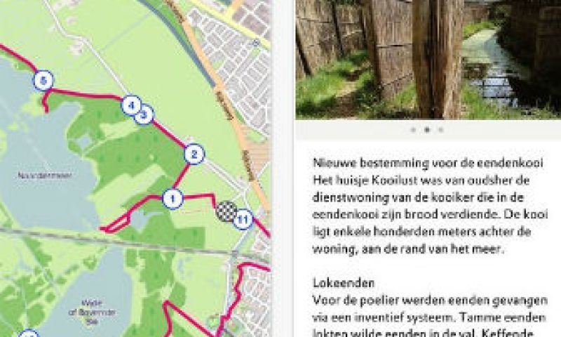 De paden op met een virtuele boswachter